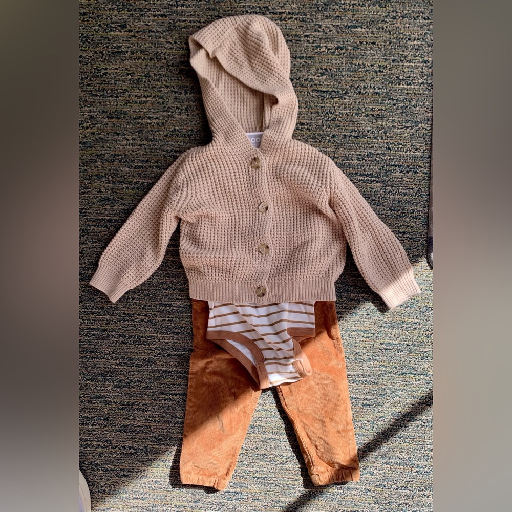 *NWT* ROCOCO Kids Boys Coat, Long Sleeve & Pant SET Size 18M